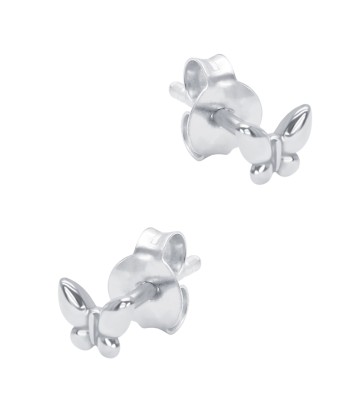 Butterfly Shaped Silver Stud Earring STS-6440